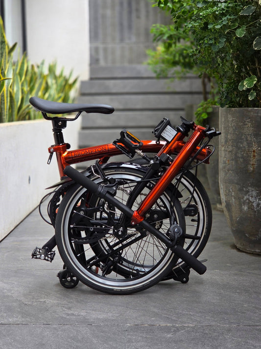 PREOWNED BROMPTON P LINE URBAN 2024 – FLAME LACQUER