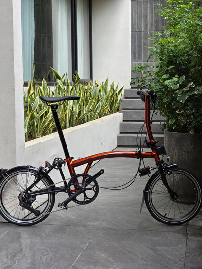 PREOWNED BROMPTON P LINE URBAN 2024 – FLAME LACQUER