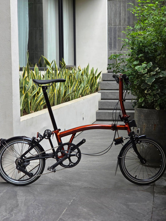 PREOWNED BROMPTON P LINE URBAN 2024 – FLAME LACQUER