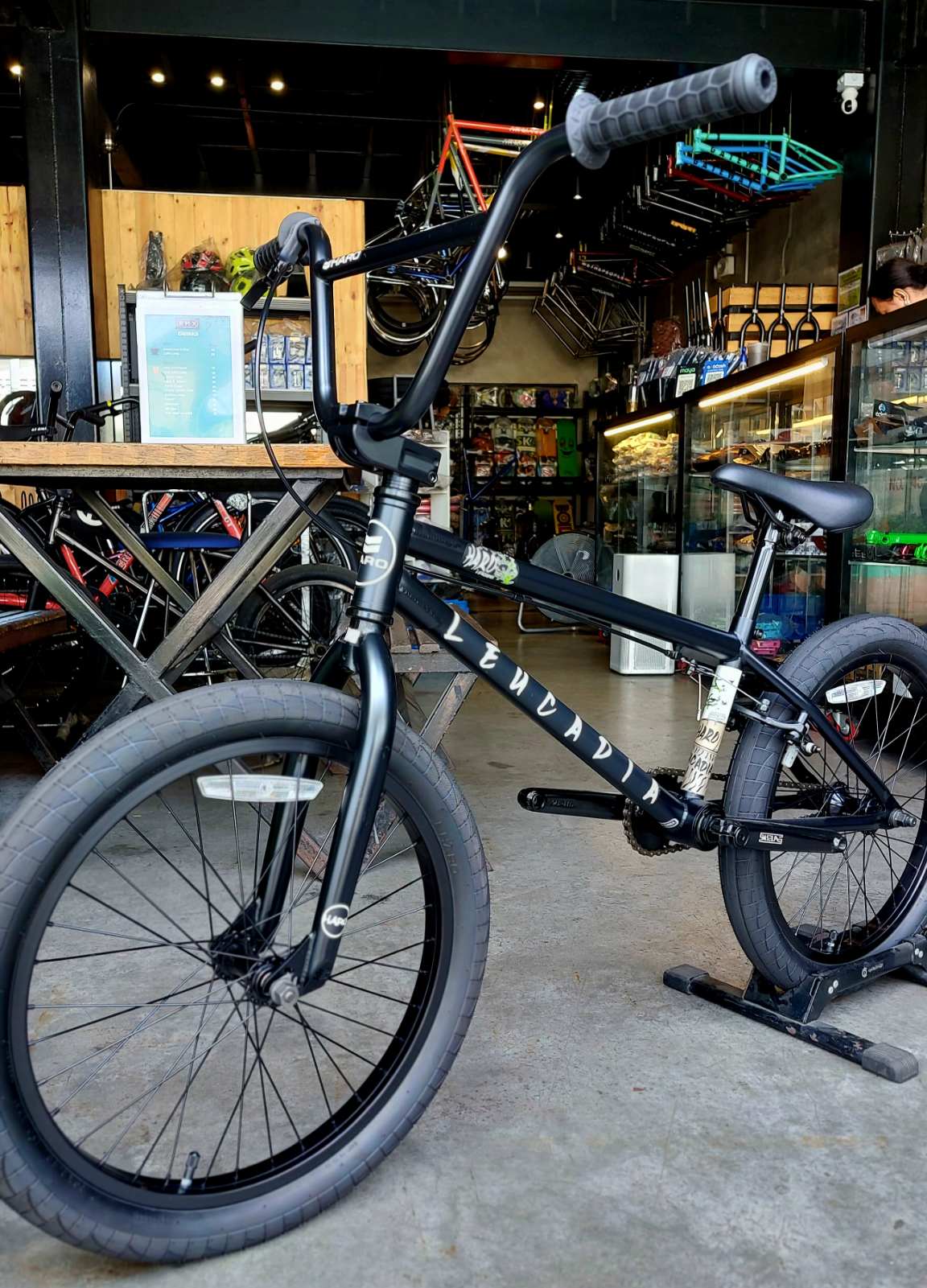 Haro Leucadia Matte Black BMX Bike