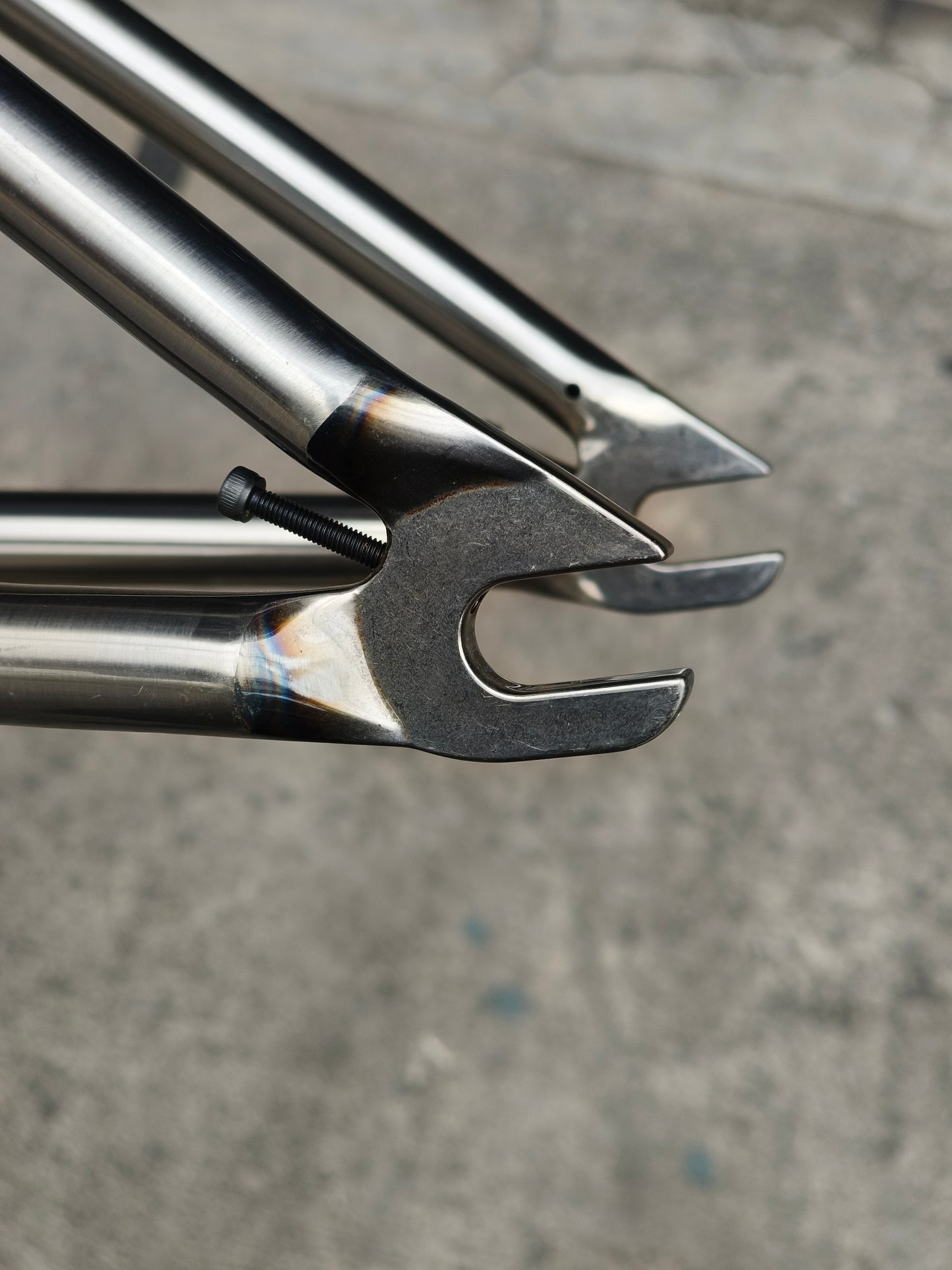 BSD, Steeze BMX Frame 20.7" - Clear Raw