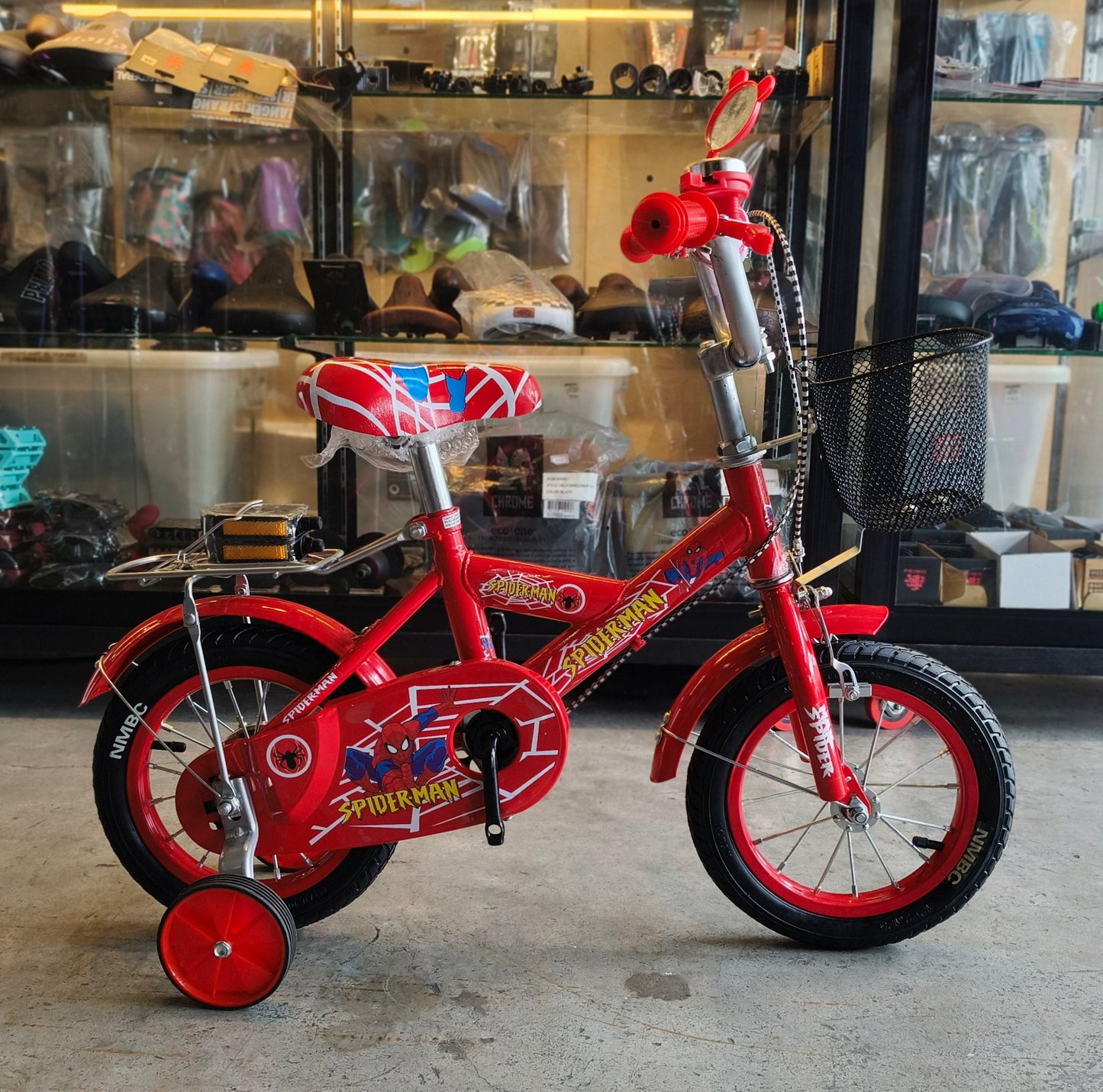 Bike 12 Spider man (suitable for kids aged 2 to 3 years old)