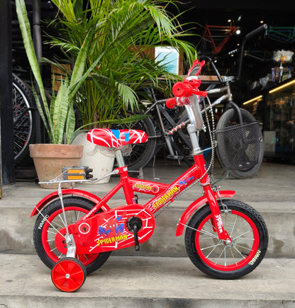 Bike 12 Spider man (suitable for kids aged 2 to 3 years old)