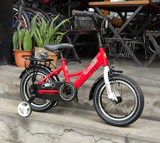 Bike 14 Gatebaby Red (suitable for kids aged 3 to 4 years old)