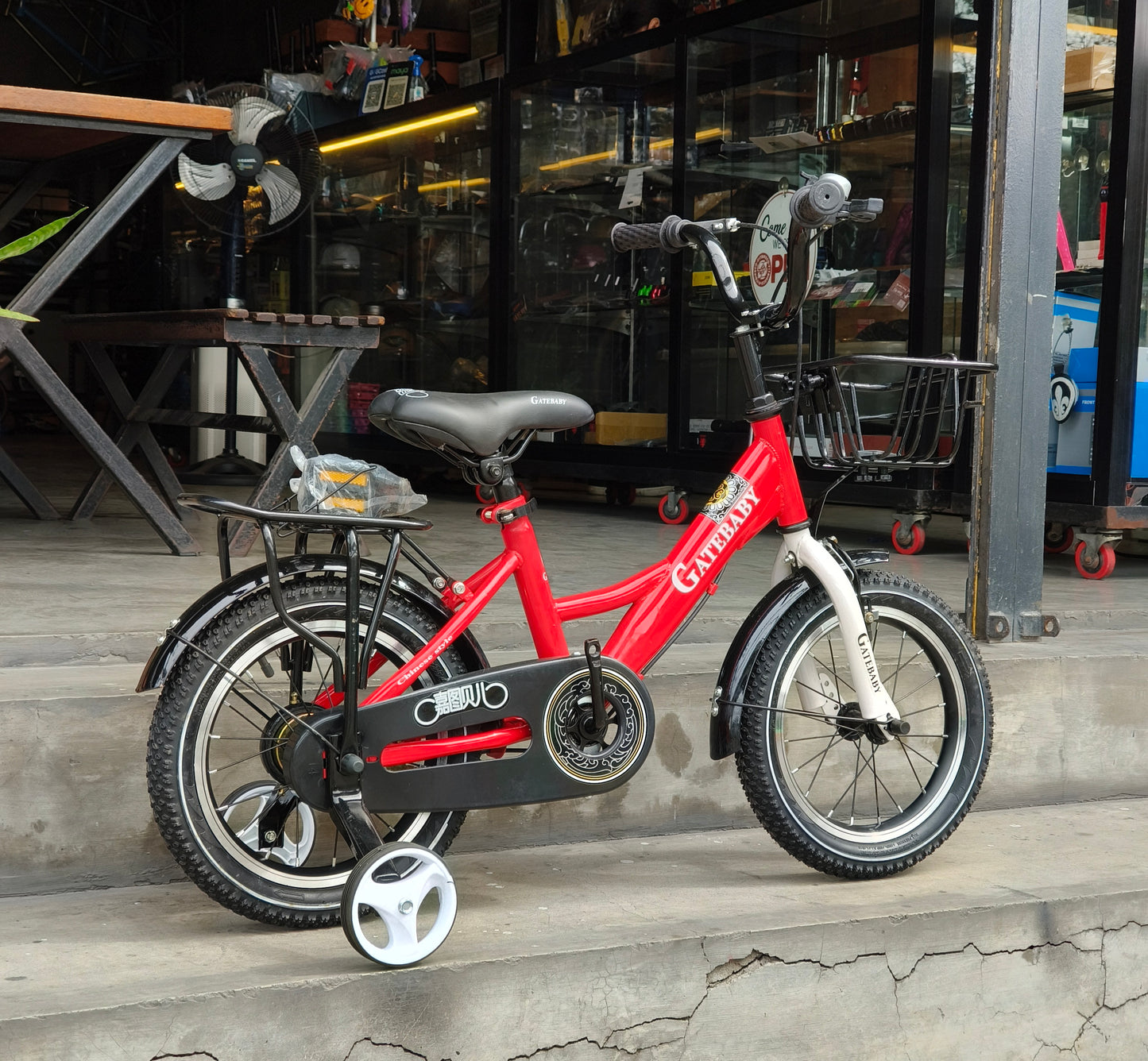 Bike 14 Gatebaby Red (suitable for kids aged 3 to 4 years old)