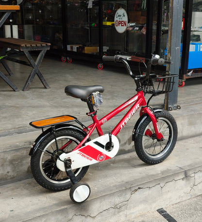 Bike 14 JT Red (suitable for kids aged 3 to 4 years old)