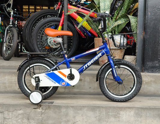 Bike 14 JT Blue (suitable for kids aged 3 to 4 years old)