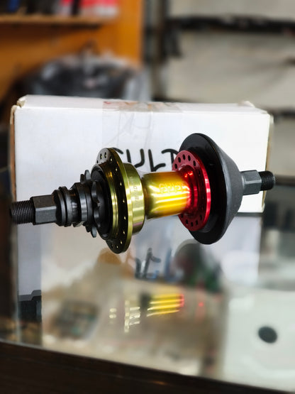 Cult Crew RASTA Hybrid Rear Hub w/ Non Drive Guard (LSD/ RSD)