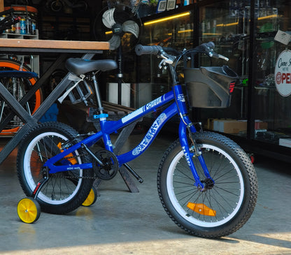 Bike 16 KZ Mtbike, Alloy Rims (suitable for kids aged 4–5 years old) Blue