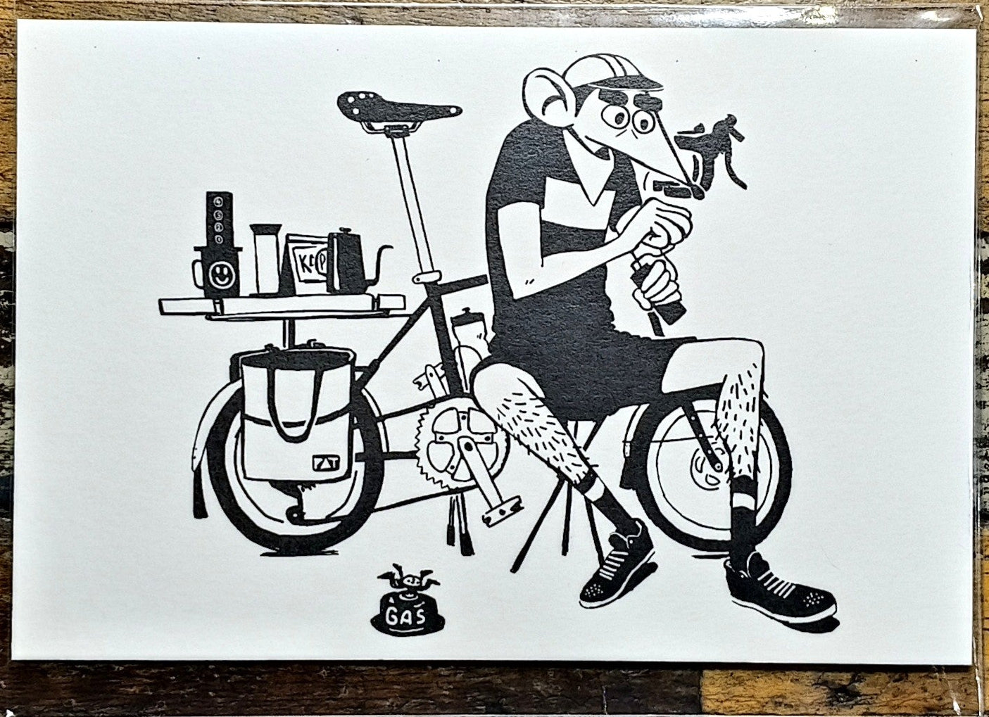 Bike Travel Postcards (sold per piece)