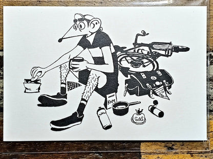 Bike Travel Postcards (sold per piece)