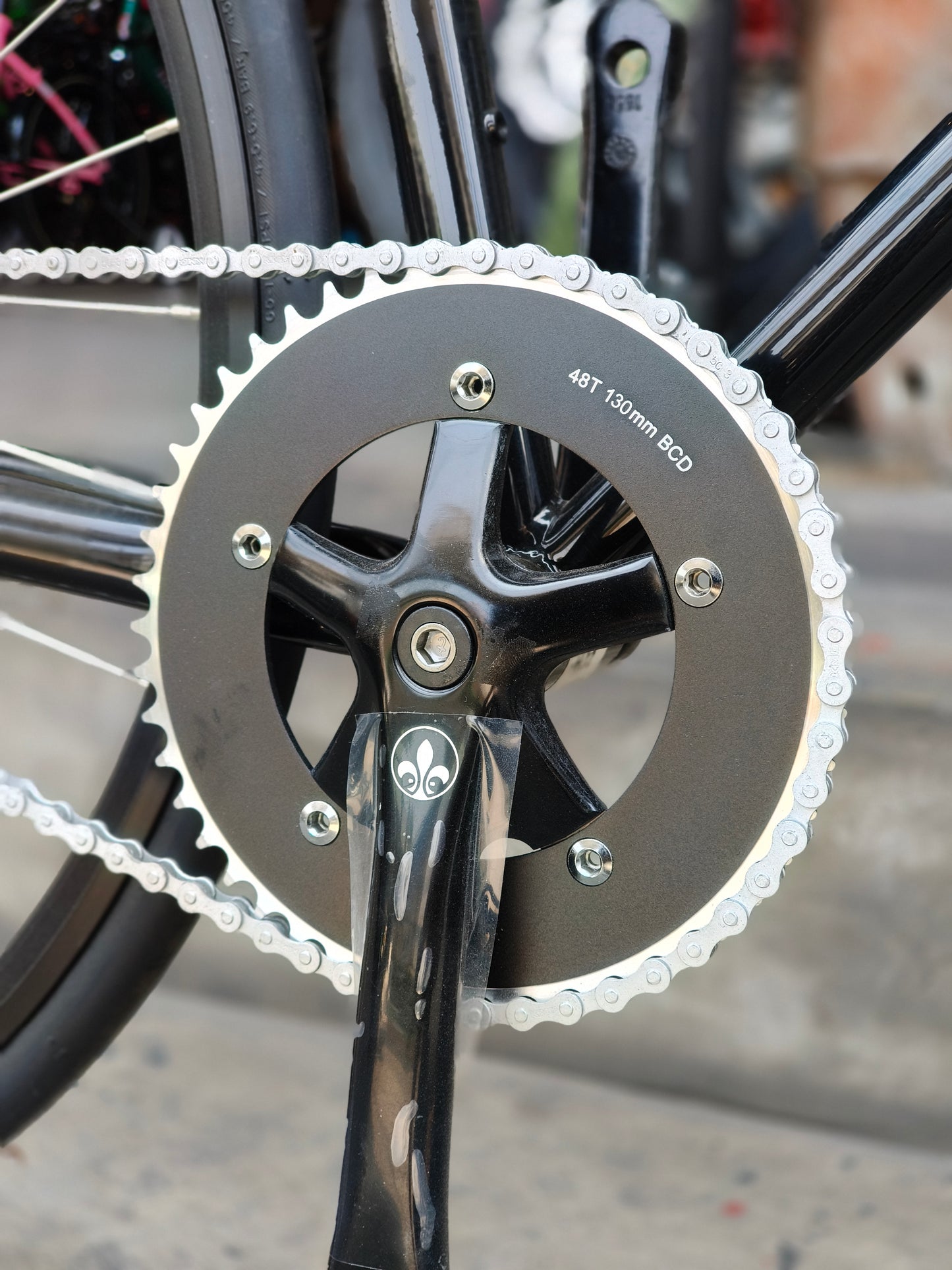 The Project Hiten Frame V2 (Fixed Gear Build) Size 52 - Gloss Black
