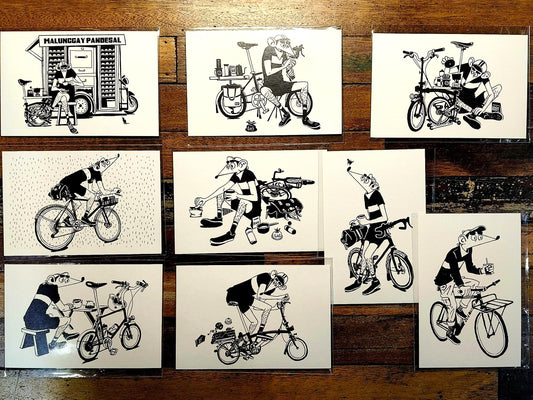Bike Travel Postcards (sold per piece)