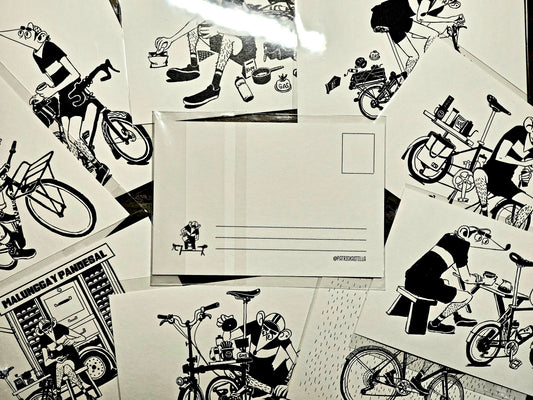 Bike Travel Postcards (sold per piece)