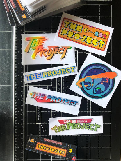 The Project, Sticker pack Retro (pack of 6pcs)