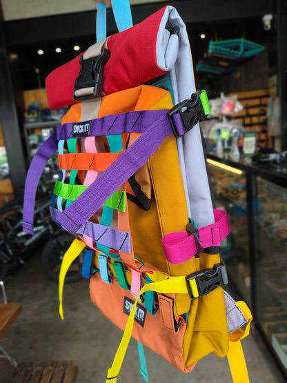 Backpack - Sack It, Rolltop Rasta
