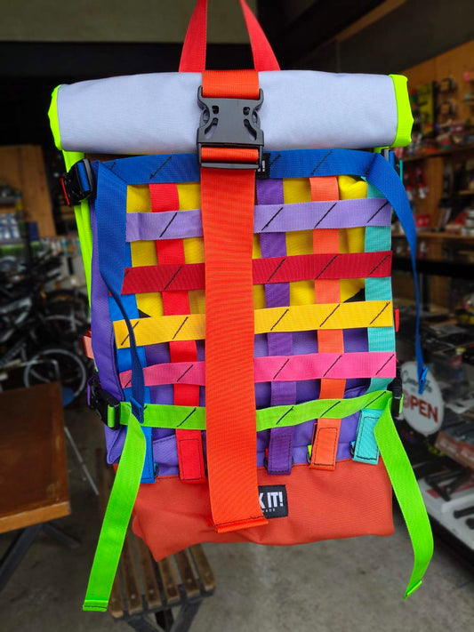 Backpack - Sack It, Rolltop Rasta