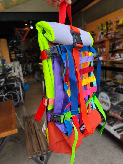 Backpack - Sack It, Rolltop Rasta