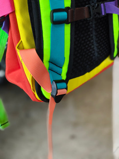 Backpack - Sack It, Rolltop Rasta