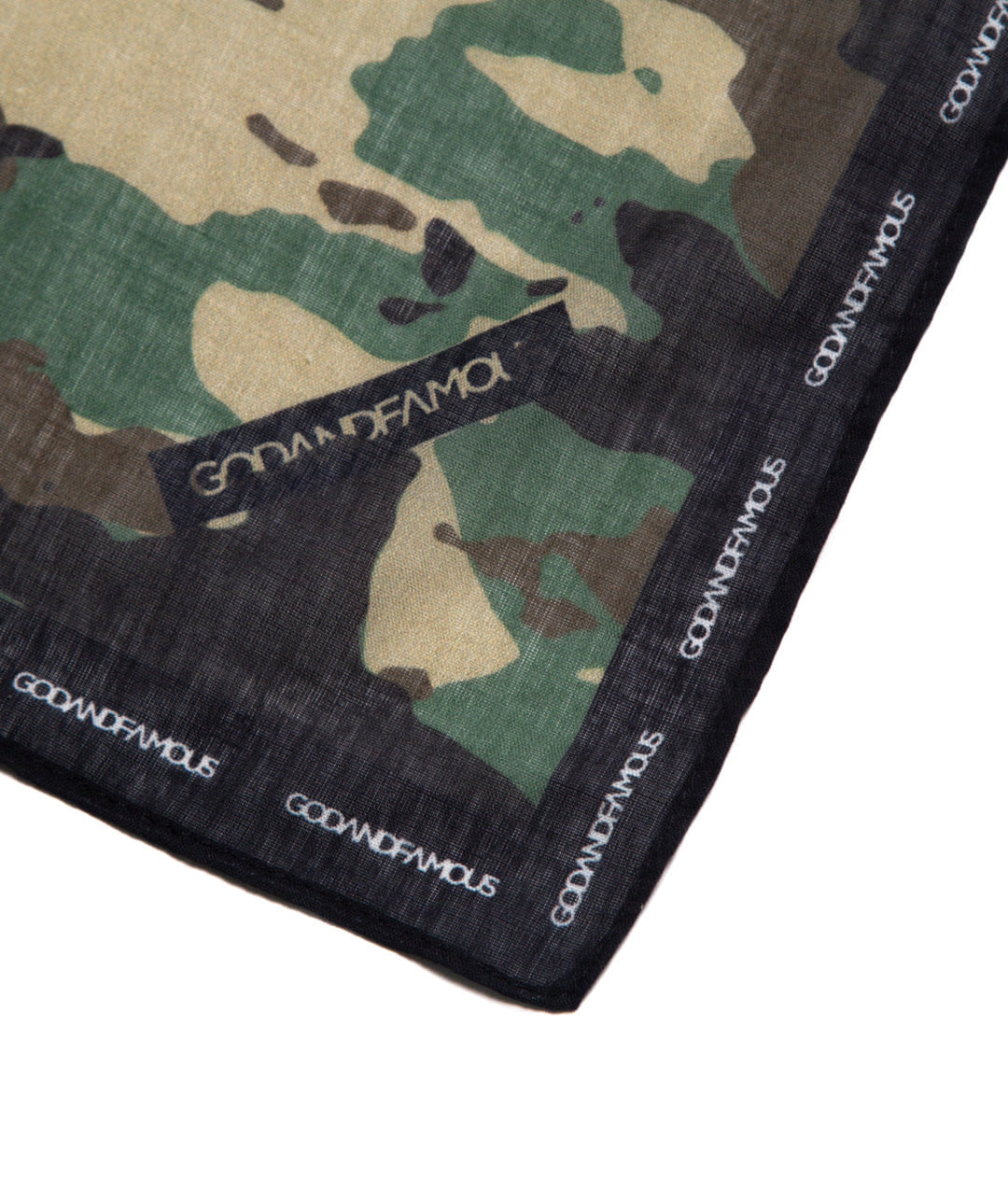 Godandfamous, Bandana - Woodland Camo