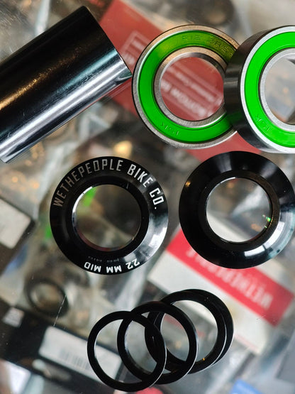 Wethepeople, Compact Bottom Bracket Mid, available in 19mm, 22mm, 24mm