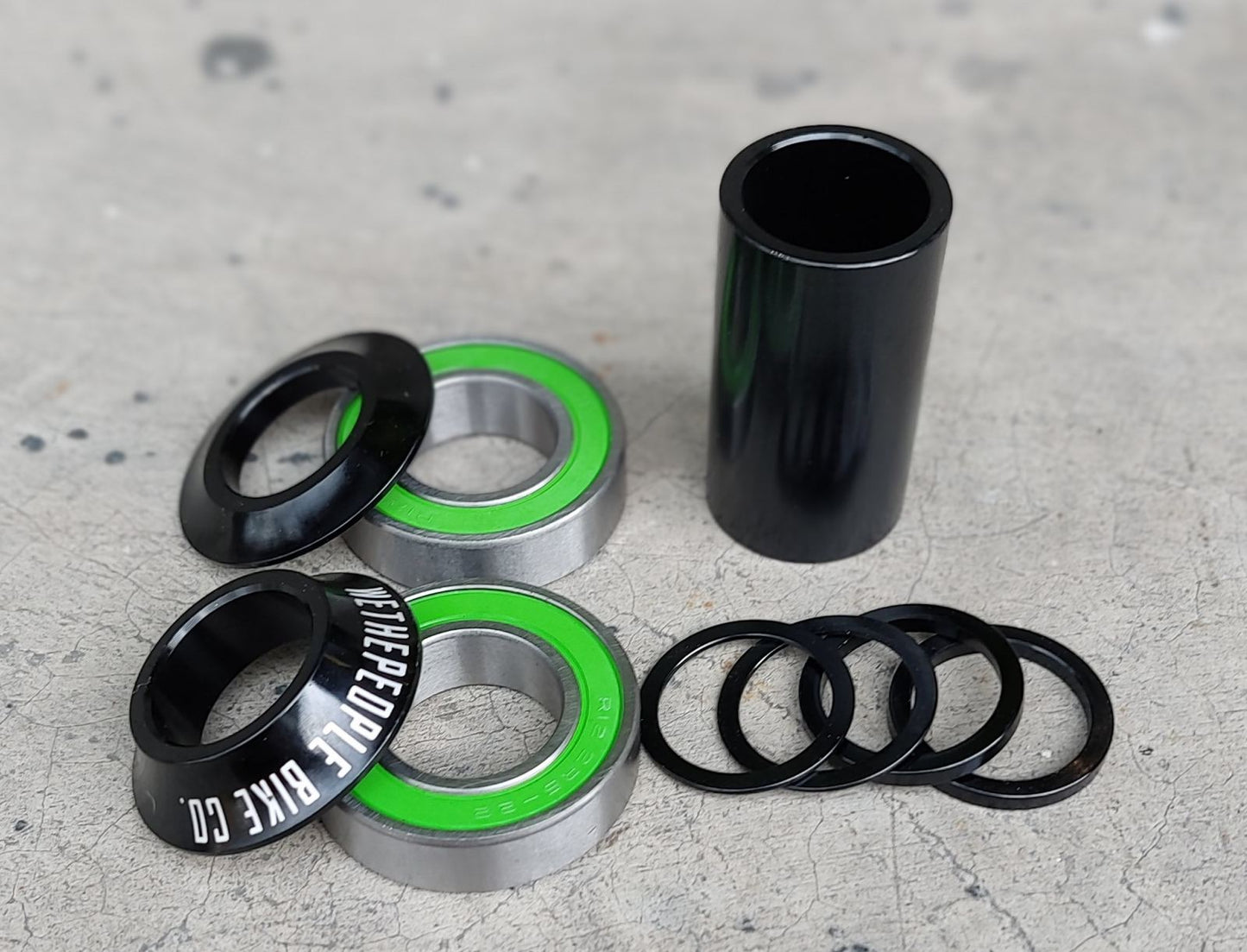 Wethepeople, Compact Bottom Bracket Mid, available in 19mm, 22mm, 24mm