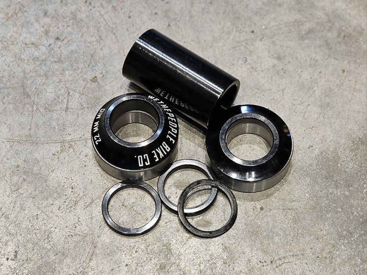 Wethepeople, Compact Bottom Bracket Mid, available in 19mm, 22mm, 24mm