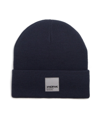 Godandfamous, Cap 1 Panel Watch Cap, Beanie - Navy