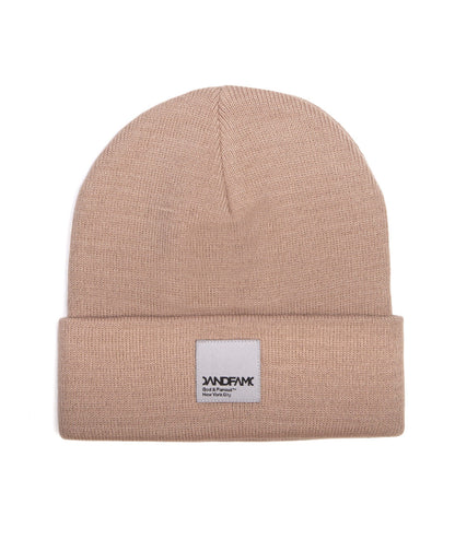 Godandfamous, Cap 1 Panel Watch Cap, Beanie - Sand