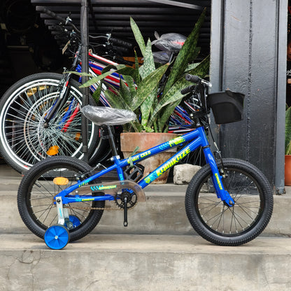 Bike 16 Kamikaze (suitable for kids aged 4–5 years old) Blue