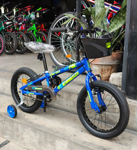Bike 16 Kamikaze (suitable for kids aged 4–5 years old) Blue