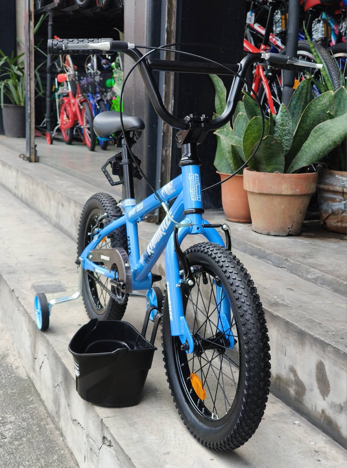 Bike 16 Kamikaze, Alloy Rims (suitable for kids aged 4–5 years old) Blue