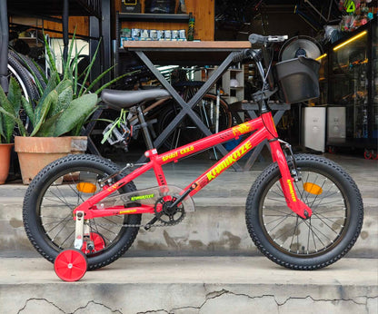 Bike 16 Kamikaze, Alloy Rims (suitable for kids aged 4–5 years old) Red