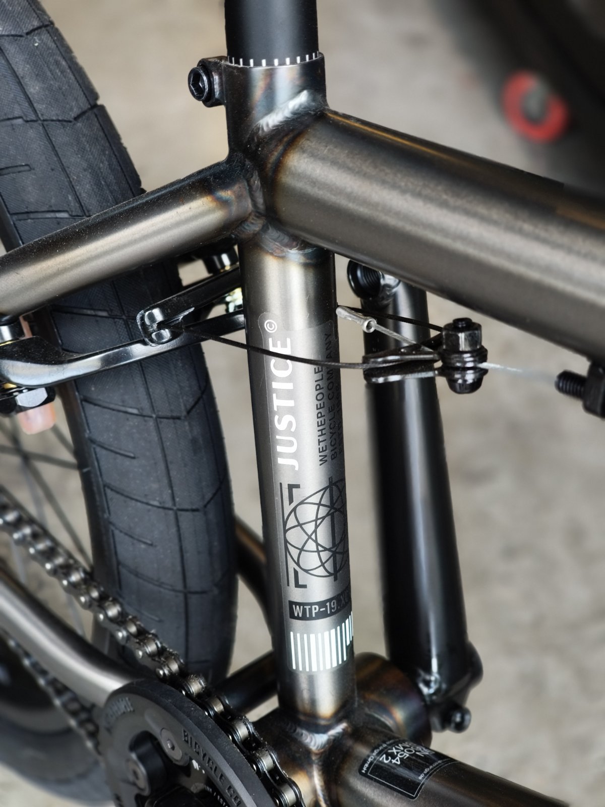 Wethepeople Justice BMX Matte Translucent Black