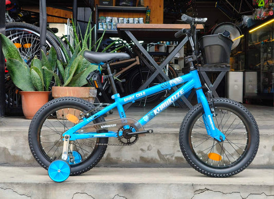 Bike 16 Kamikaze, Alloy Rims (suitable for kids aged 4–5 years old) Blue