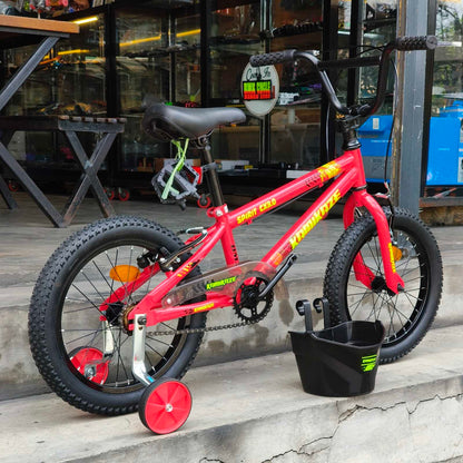 Bike 16 Kamikaze, Alloy Rims (suitable for kids aged 4–5 years old) Red