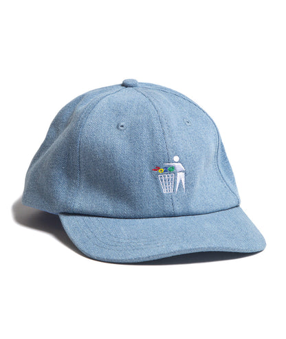 Godandfamous, Trash 6-Panel Hat, Denim Lightwash