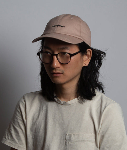 Godandfamous, Team 6 panel Hat - Sand