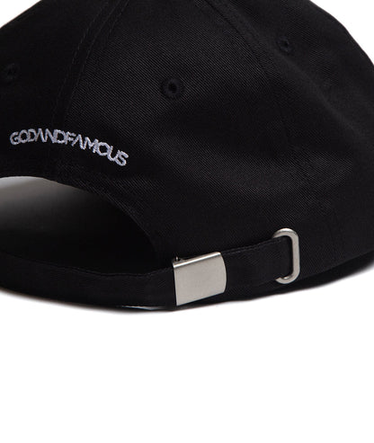 Godandfamous, Trash 6-Panel Hat, Black