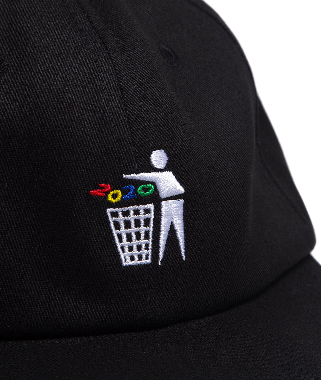 Godandfamous, Trash 6-Panel Hat, Black