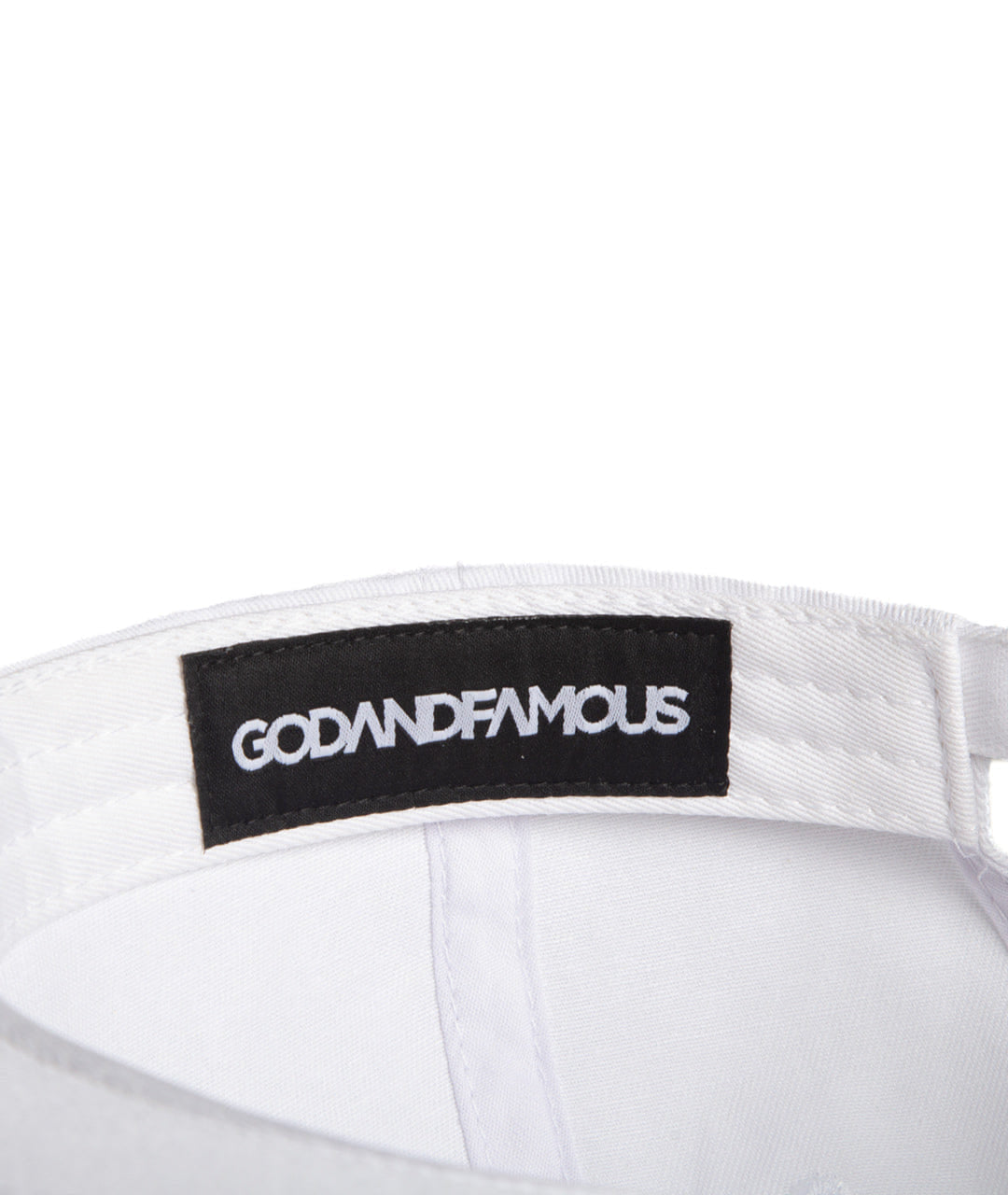 Godandfamous, Team 6 panel Hat - White