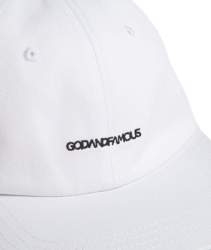 Godandfamous, Team 6 panel Hat - White