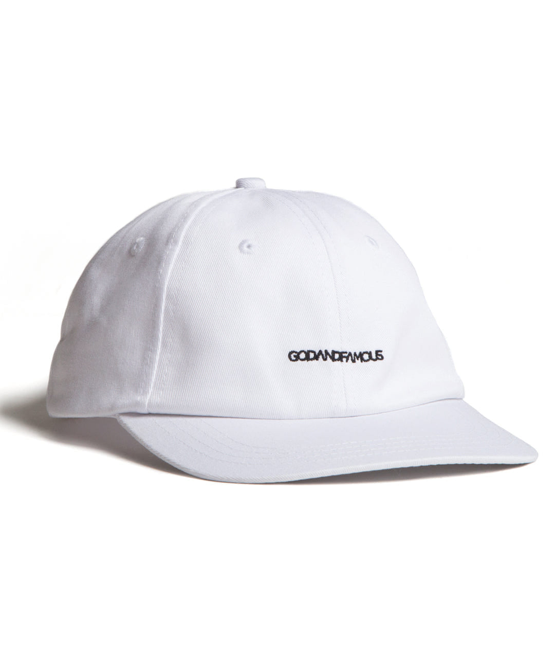 Godandfamous, Team 6 panel Hat - White