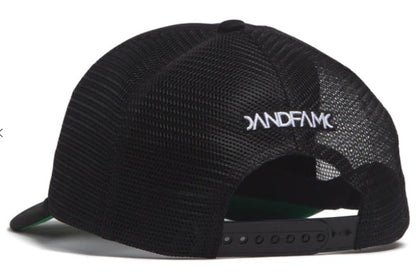 Godandfamous, Overland Mesh 5 panel Hat - Black