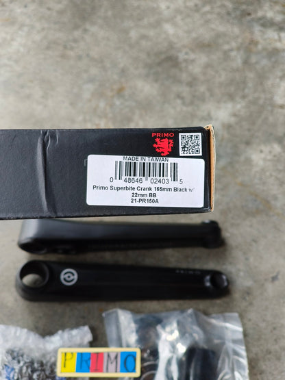 Primo Superbite Cranks 165mm w/ 22mm BB