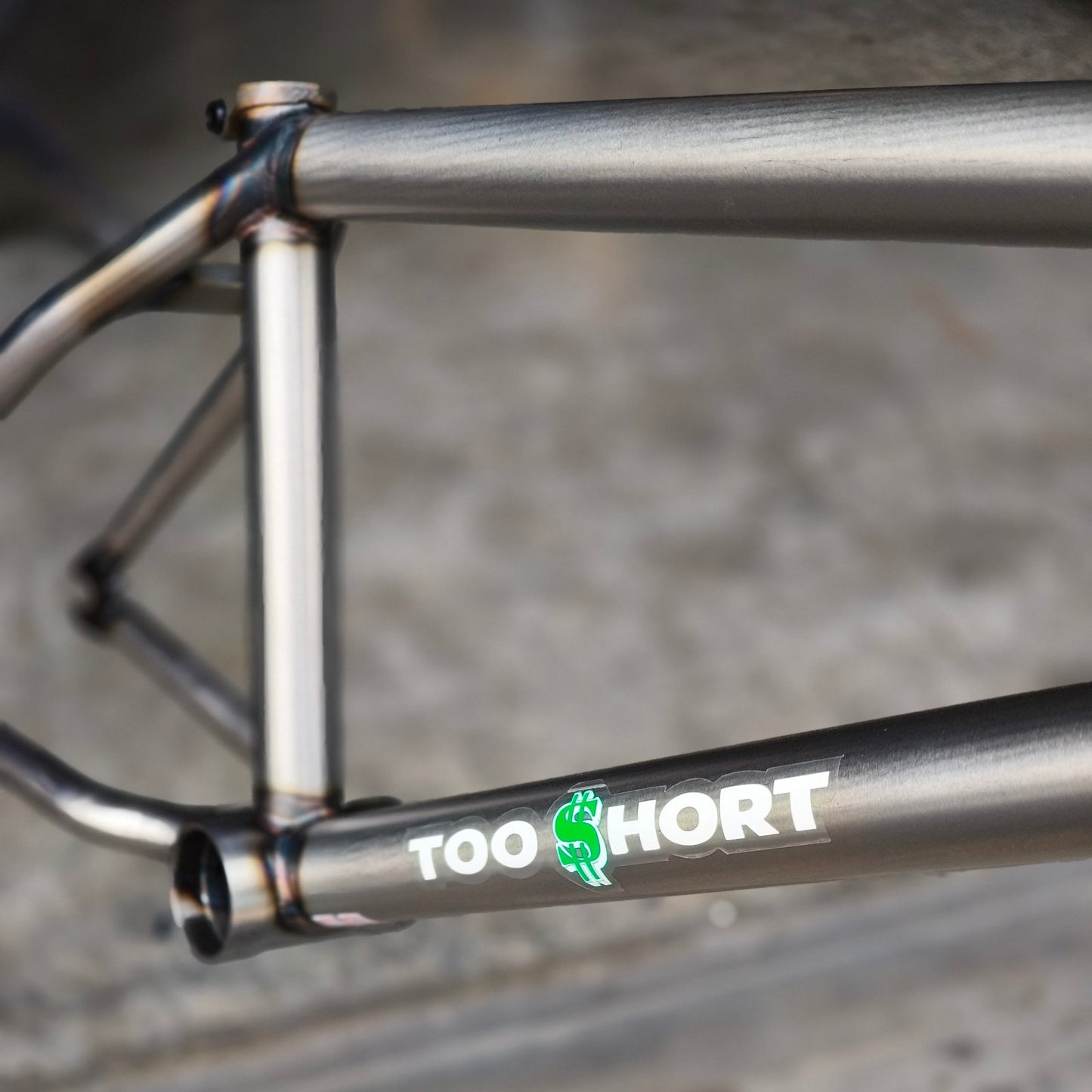 CULT 2 SHORT IC2 FRAME , Matte Clear Raw , Brakeless , 20.5" TT