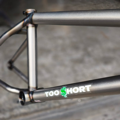 CULT 2 SHORT IC2 FRAME , Matte Clear Raw , Brakeless , 20.5" TT