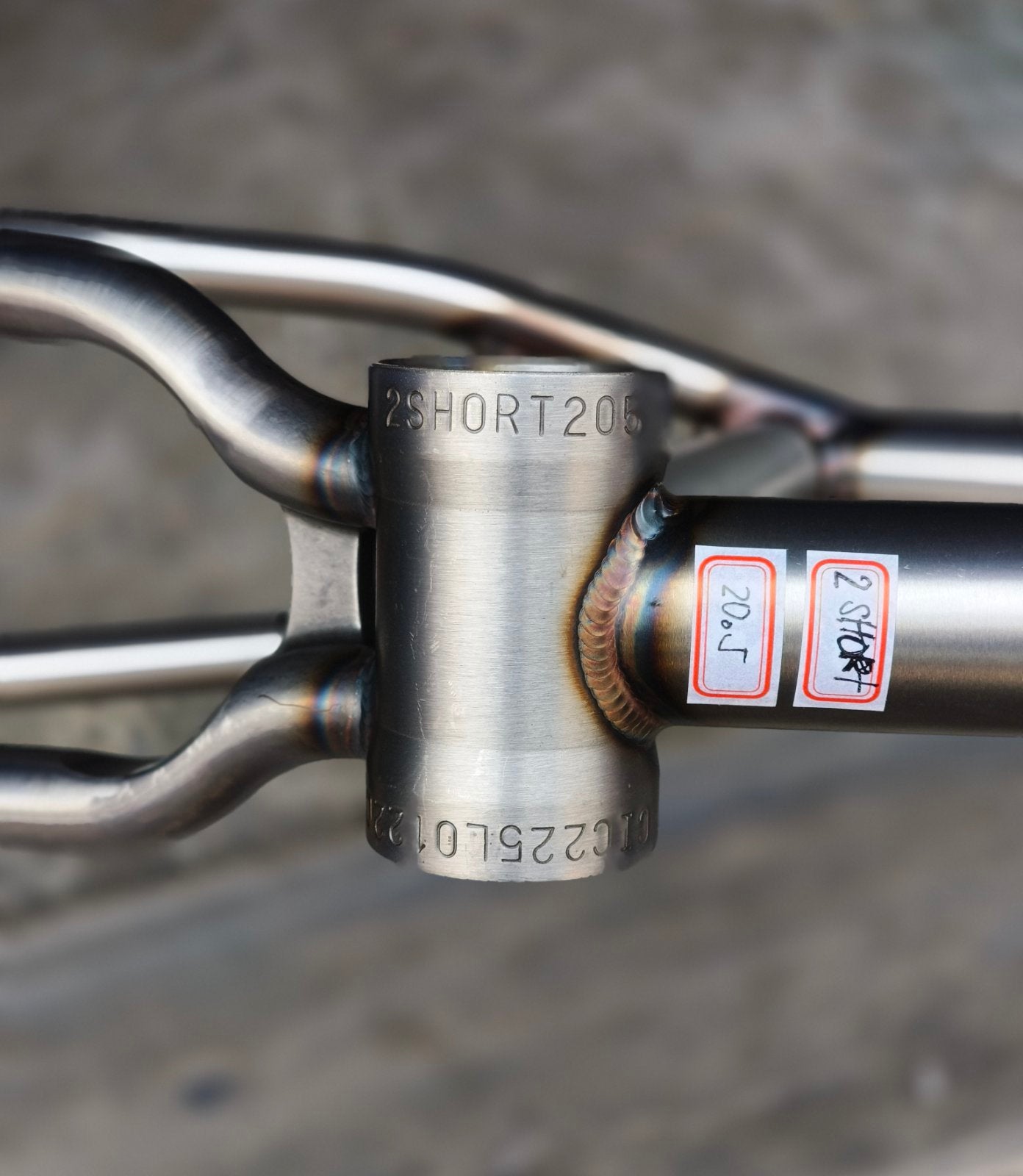 CULT 2 SHORT IC2 FRAME , Matte Clear Raw , Brakeless , 20.5" TT