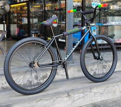 CULT DEVOTION 26" CRUISER- Black / Rasta Colorway