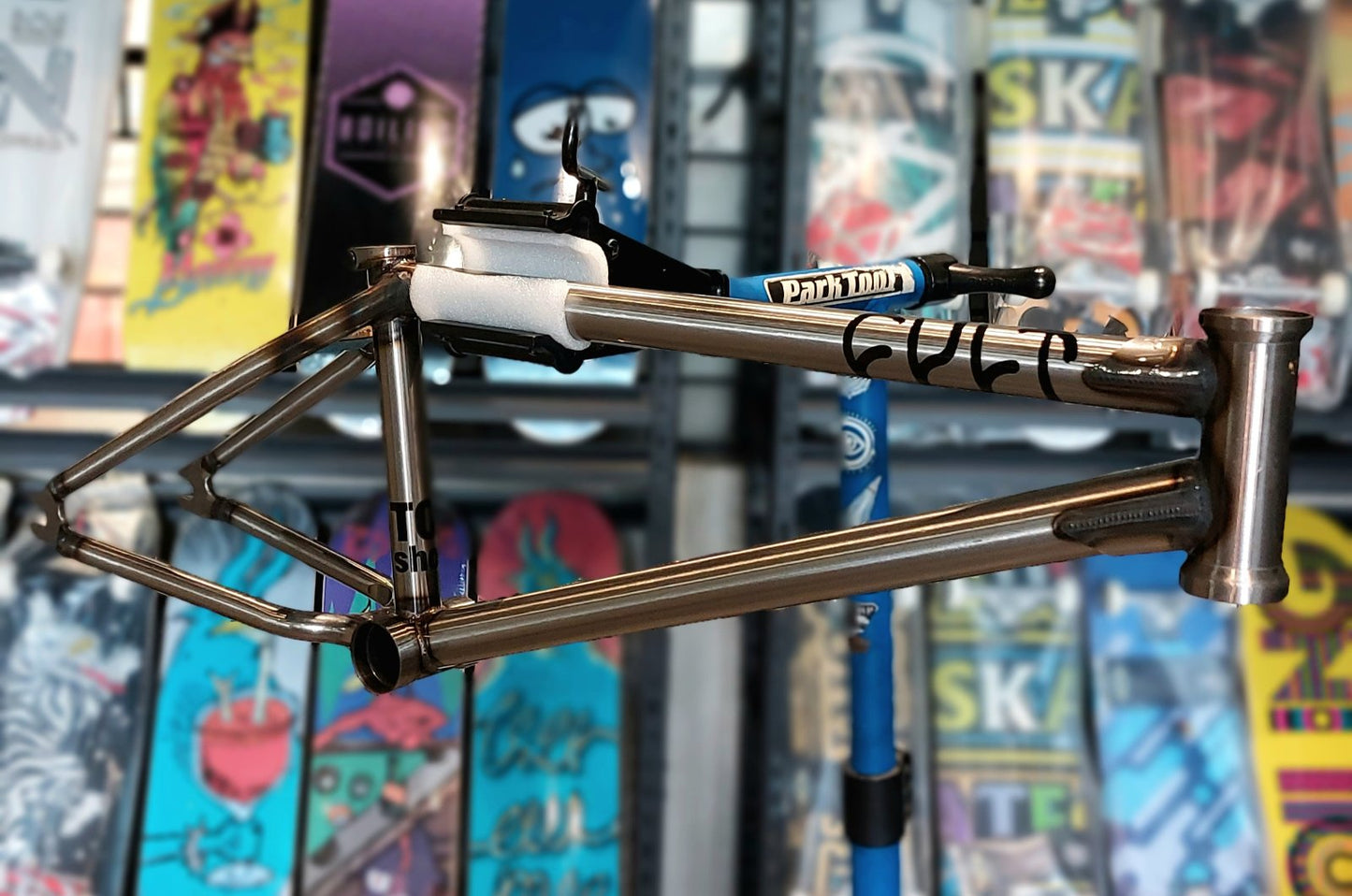 Cult 2 Short IC BMX Frame, 20.75" top tube